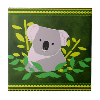 Koala in de Jungle Tegeltje