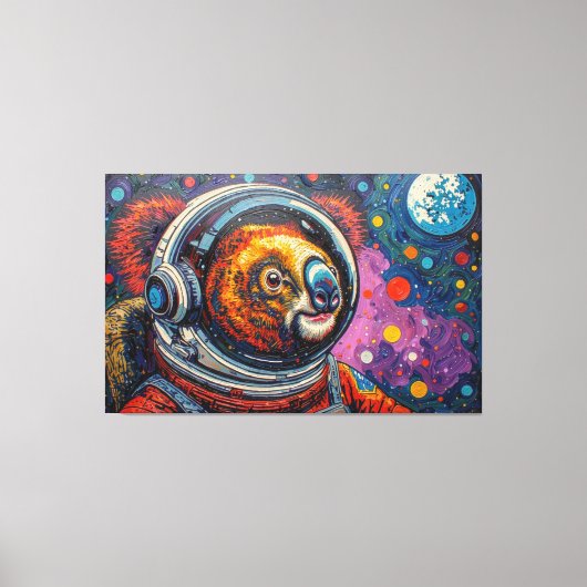 KOALA IN DE RUIMTE-3 CANVAS AFDRUK (Voorkant)