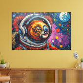 KOALA IN DE RUIMTE-3 CANVAS AFDRUK (Insitu (Woonkamer))