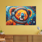 KOALA IN DE RUIMTE CANVAS AFDRUK (Insitu (Woonkamer))