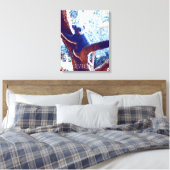 Koala in het vee Australië Canvas Afdruk (Insitu (Slaapkamer))