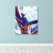 Koala in het vee Australië Canvas Afdruk (Insitu (Houten vloer))