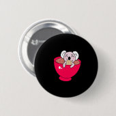 Koala in Ramen  Ronde Button 5,7 Cm (Voorkant /achterkant)