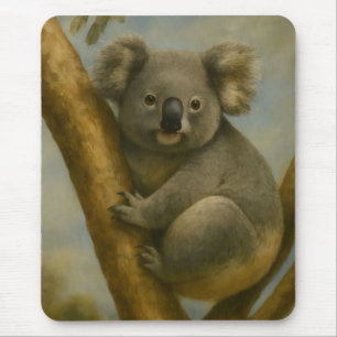 Koala in rustig licht muismat