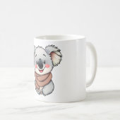 Koala in sjaal - Verspreid vreugde en warmte Koffiemok (Voorkant rechts)