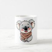 Koala in sjaal - Verspreid vreugde en warmte Koffiemok (Center)