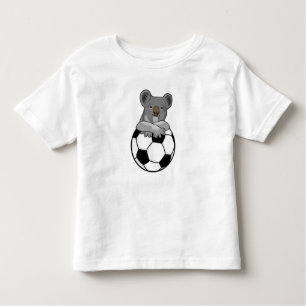 Koala in Soccer Sports Kinder Shirts