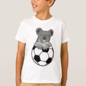 Koala in Soccer Sports T-shirt (Voorkant)