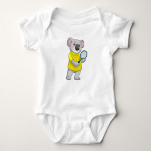 Koala in Tennis met Tennis racket Romper