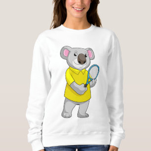 Koala in Tennis met Tennis racket Trui