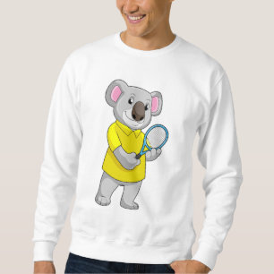 Koala in Tennis met Tennis racket Trui