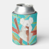 Koala in Tree Original Abstract Art Blikjeskoeler (Blikje Voorkant)