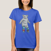 Koala Inline skating Inline schaatsen T-shirt (Voorkant)