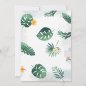 Koala Invitation, Koala Boy Baby shower Kaart (Achterkant)