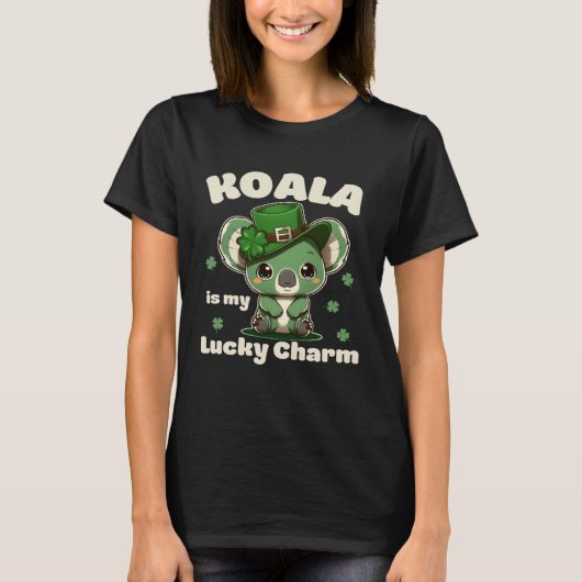 Koala Is My Lucky Carm Shamrock St Patrick s Day K T-shirt (Voorkant)