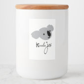 Koala Jo Container Labels Voedselcontainer Etiket (Voorkant)