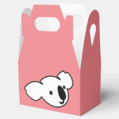 Koala Jo Handle Gift Box, uw kleuren Bedankdoosjes (Geopend)