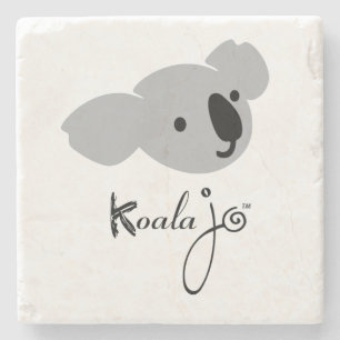 Koala Jo Marble Stone Onderzetter