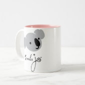 Koala Jo-Mok Tweekleurige Koffiemok (Voorkant links)