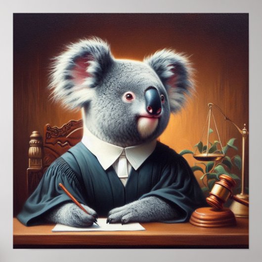 Koala Judge Poster (Voorkant)