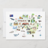Koala Jungle Baby Shower Uitnodiging (Achterkant)