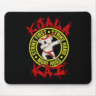 Koala Kai Grappige Karate Ninja Dojo Koala Knuffel Muismat