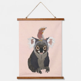 KOALA & KAKETOE HANGEND WANDKLEED