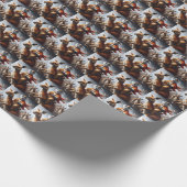 Koala Kangaroo Rider Cadeaupapier (Hoek)