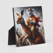 Koala Kangaroo Rider Fotoplaat (Voorkant)
