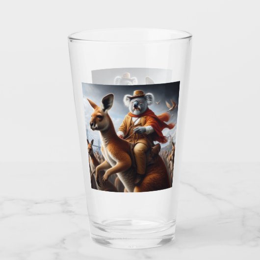 Koala Kangaroo Rider Glas (Voorkant)