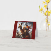 Koala Kangaroo Rider Kaart (Gele Bloem)