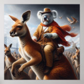 Koala Kangaroo Rider Poster (Voorkant)