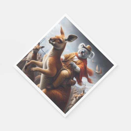 Koala Kangaroo Rider Servet (Hoek)