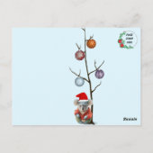 Koala Kerst Briefkaart (Achterkant)