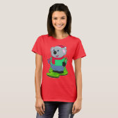 Koala Kerst Candy Cane T-shirt (Voorkant volledig)