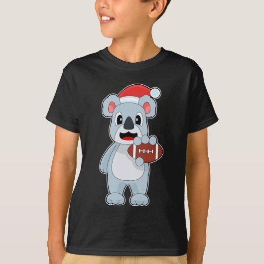 Koala Kerst Voetbal T-shirt (Voorkant)