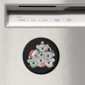 Koala kerstboom Funny Animal Kerstmis Magnet (Insitu (Vaatwasser))