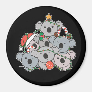Koala kerstboom Funny Animal Kerstmis Magnet