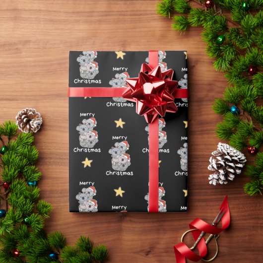Koala kerstboomdieren Koalas Cadeaupapier (Feestdagen Geschenken)