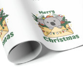 Koala Kerstbrief Winterdieren Koalas Cadeaupapier (Rol Hoek)