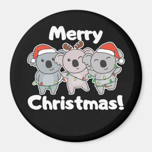 Koala Kerstdieren Koalas Merry KerstMag Magneet