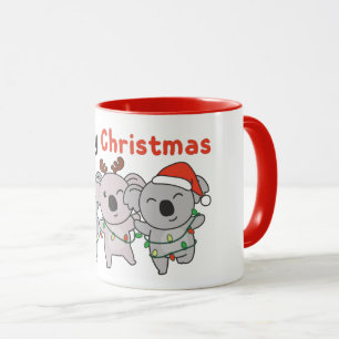 Koala-kerstdieren Koalas Merry-kerstMok Mok