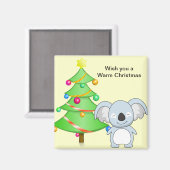 Koala Kerstmis Magneet (Voorkant / Achterkant)