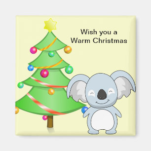 Koala Kerstmis Magneet
