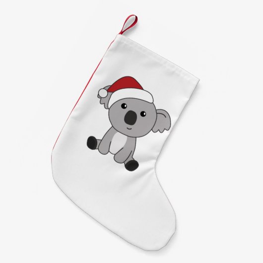 Koala Kerstsneeuwwinterdieren Koalas Adult C Kleine Kerstsok (Voorkant (Hangend))