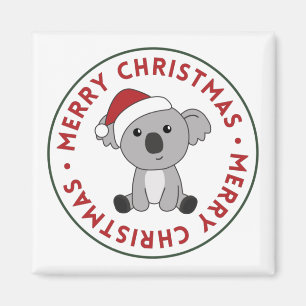 Koala Kerstsneeuwwinterdieren Koalas Magnet