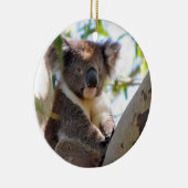 Koala Kerstversier Keramisch Ornament (Rechts)