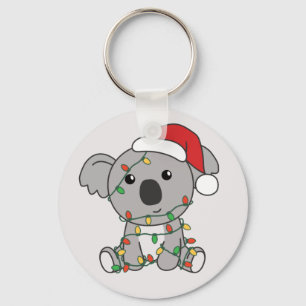 Koala Kerstwinter Koalas-Sleutelhanger Sleutelhanger