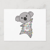 Koala Kerstwinter winterdieren Koalas Briefkaart (Voorkant)