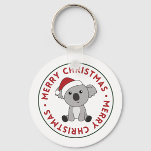 Koala Kerstwinter winterdieren Koalas Keychai Sleutelhanger